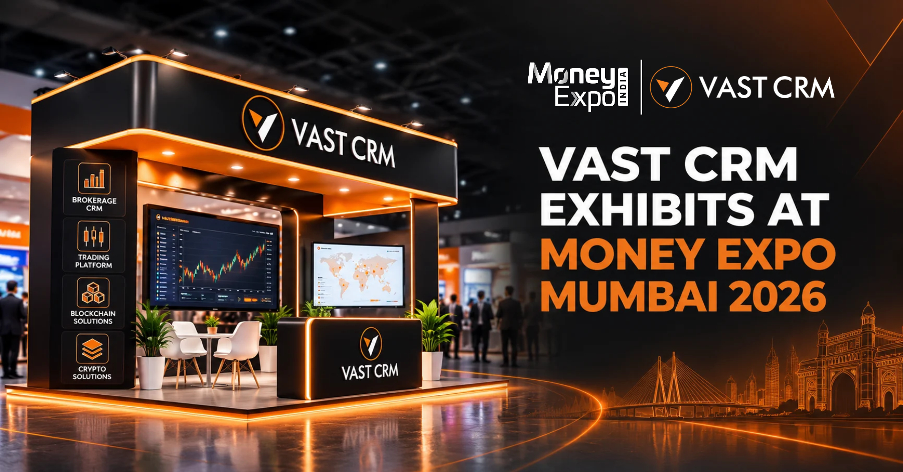 VAST CRM Exhibits at Money Expo Mumbai 2026